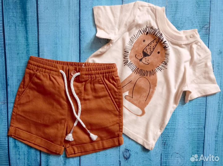 Новые вещи на мальчика 74 р