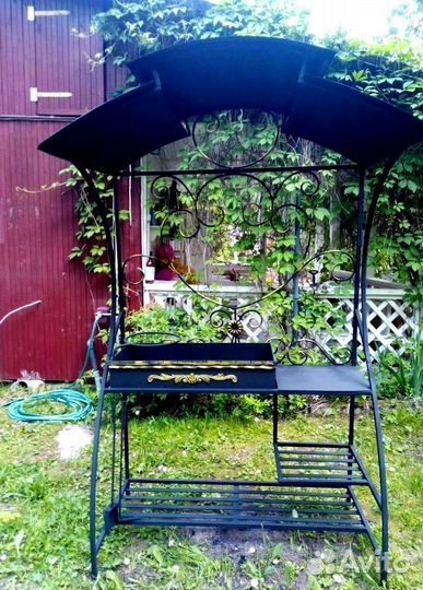 Мангал с крышей