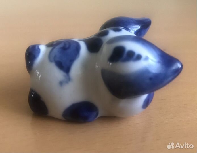 Гжель,Шекма,ручная работа с клеймом 90е годы