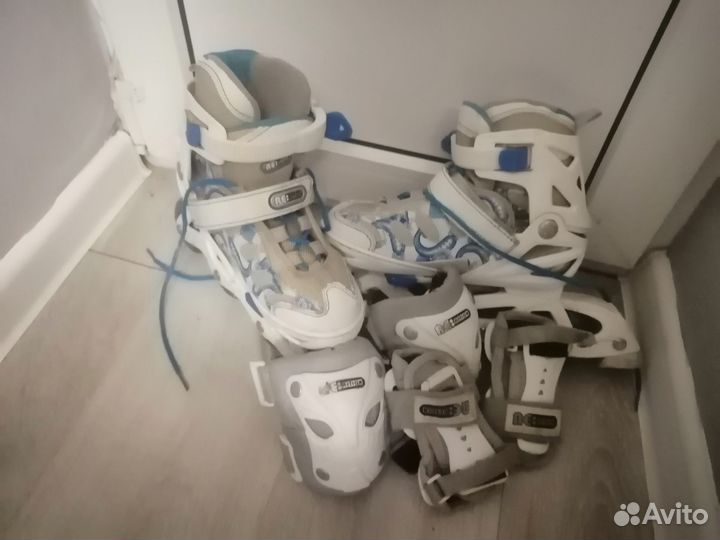 Детские ролики и защита размер 31-36