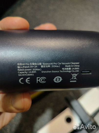 Аккумуляторный пылесос baseus
