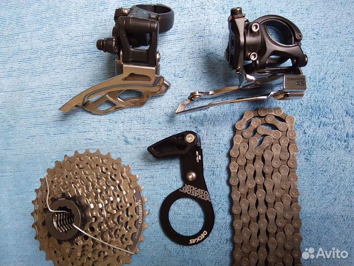 Передние переключатели Sram. Запчасти Shimano