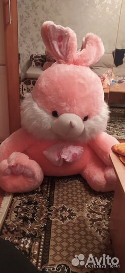 Мягкая игрушка заяц