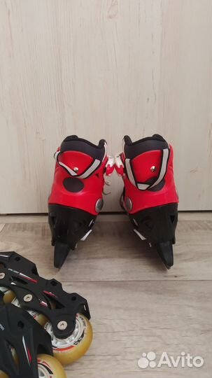 Коньки 2 в 1 раздвижные 29-32