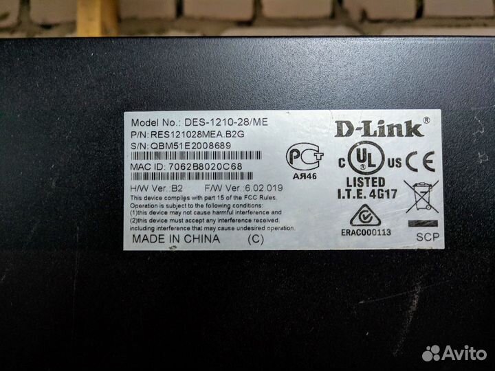 D-link DES-1210-28/ME (24x10/100,2x1000,4xSFP) о/р