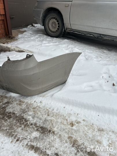 Задний бампер гранта fl седан цвет техно