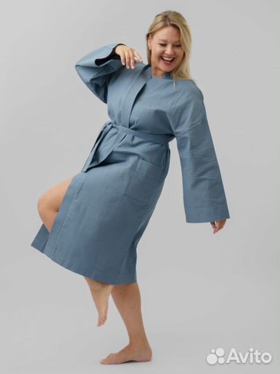 Халат банный вафельный Артикул 1590 - 1587