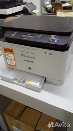 Мфу цвет лазер вай-фай Samsung3305w+картриджи