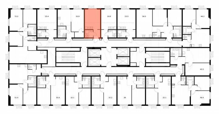 Квартира-студия, 19,8 м², 18/28 эт.