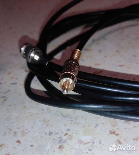 Кабель RG 58 С/U с разъемами BNC RCA 3 m