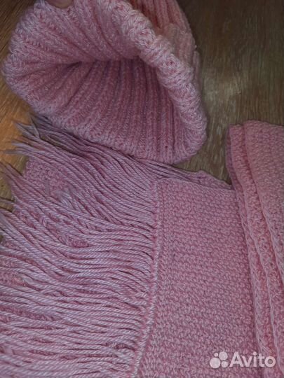 Комплект шапка шарфик