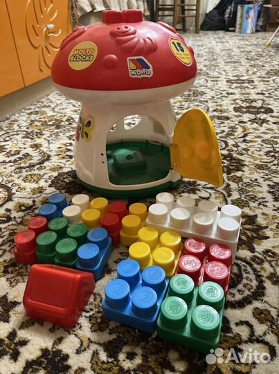 Конструктор пластиковый molto bloks 15 предметов