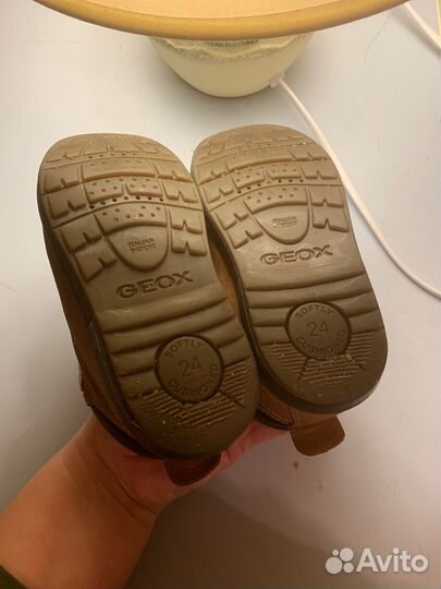 Оригинал Демисезонные ботинки сапожки geox 24