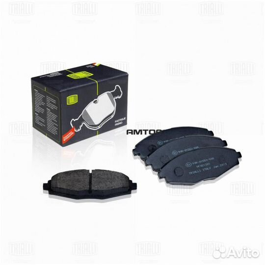 Trialli PF051301 Колодки тормозные дисковые triall