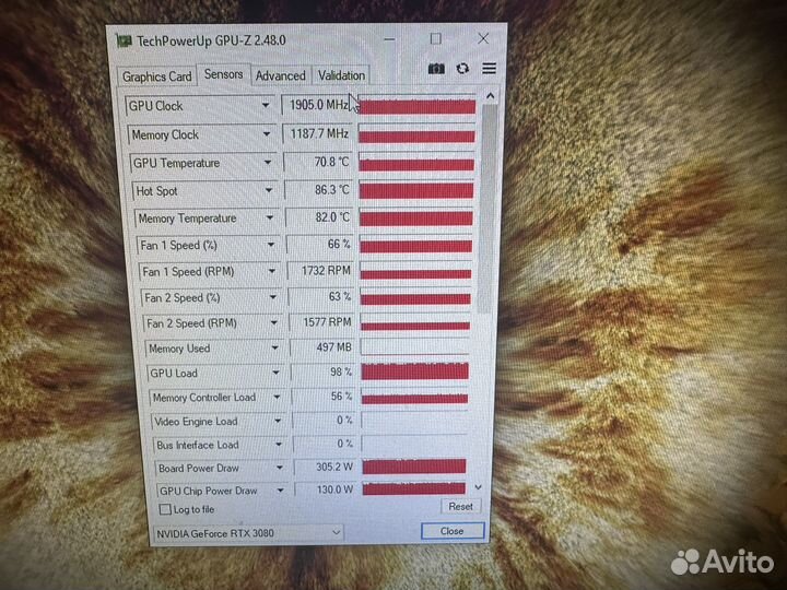 Msi rtx 3080 10gb ventus x3