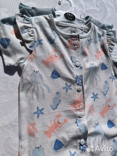 Комбинезон ромпер набор 2в1 Sinsay 74