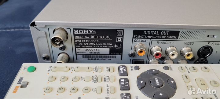 Dvd плеер Sоny RDR gх310