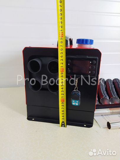 Автономный отопитель переносной 12В красный