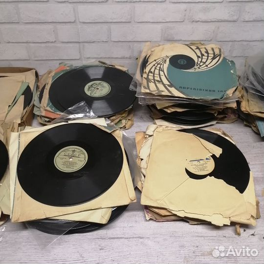 Патефонные пластинки 25шт