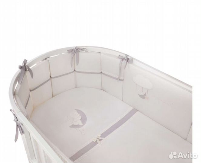 Бортики на кроватку прямоугольную или круглую