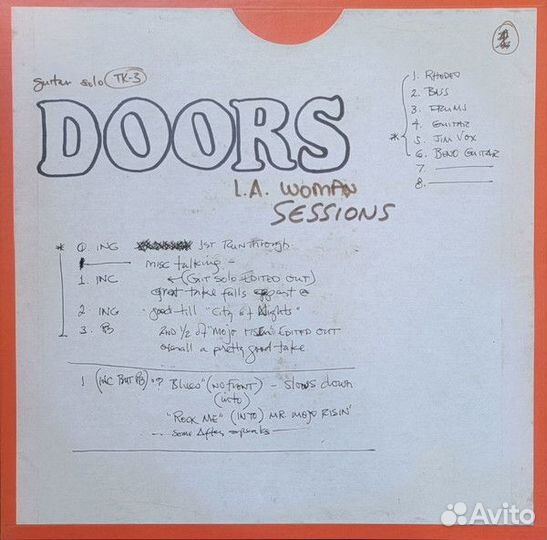 Виниловая пластинка doors THE - LA woman sessions