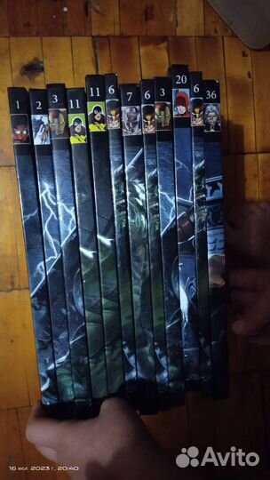 Комиксы Hachette (покоцаны уголки)