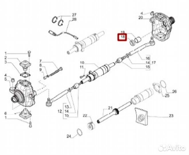 Сальник полуоси (S06/41781) Carraro
