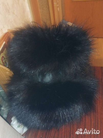 Шапка женская песец