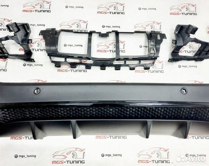 Диффузор с насадками 63 Black на GLE-Class V167