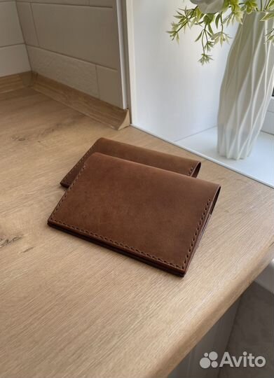 Кожаная обложка на паспорт (гравировка)