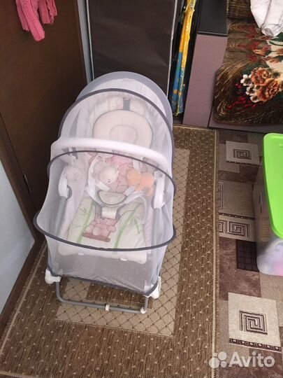 Детские качели шезлонг