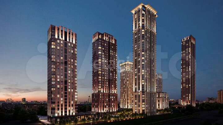 2-к. квартира, 47,4 м², 13/43 эт.