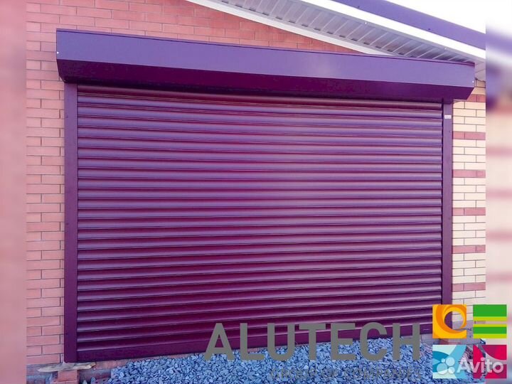 Ворота роллетные Алютех