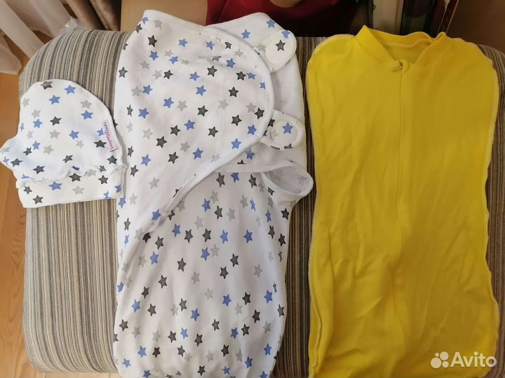 Пеленка кокон на липучках