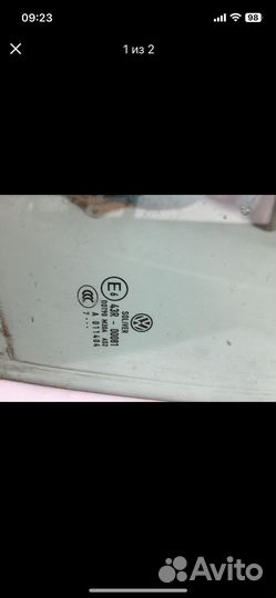 Стекло заднее левое. Фольксваген В6