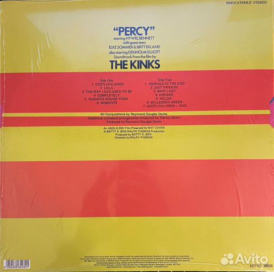 Виниловая пластинка The Kinks - Percy (Picture Vin