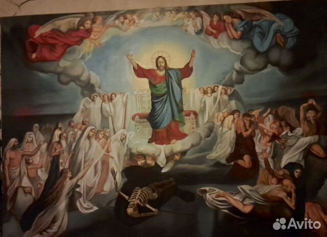 Старинная Картина Икона