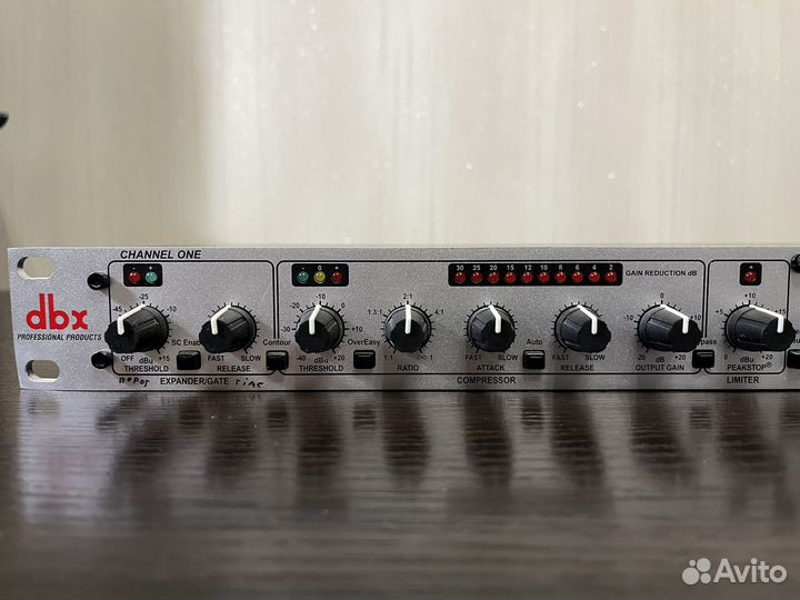 Dbx 166xs (компрессор, лимитер, гейт, 2 канала)