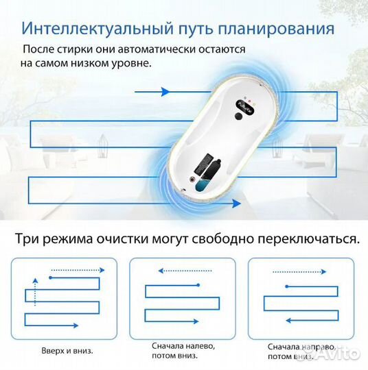 PuRuikai Робот для мойки окон N309, белый