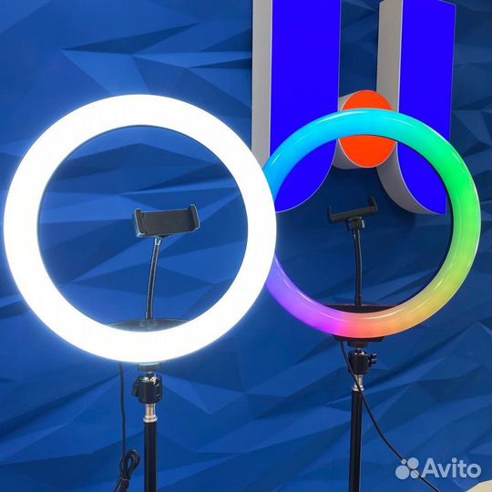 Кольцевые лампы со штативом
