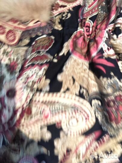 Платок с норкой Снежное Танго