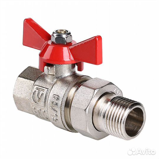 Кран шаровой латунный valtec Base (VT.227.N.04) 1