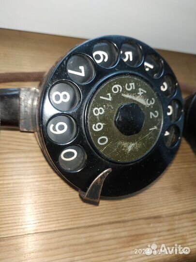 Старинный телефон мастера. 2 шт