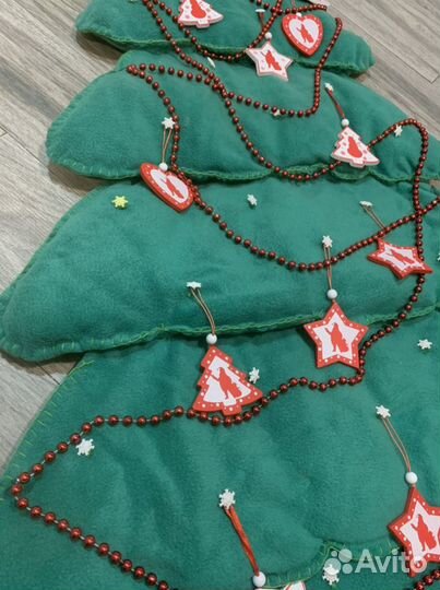 Флисовая елка 150 см на стену