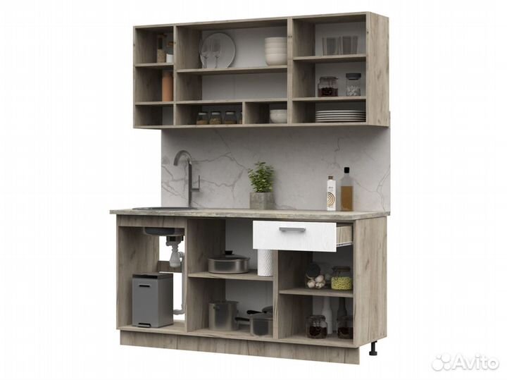 Кухонный гарнитур Рица 1,6м