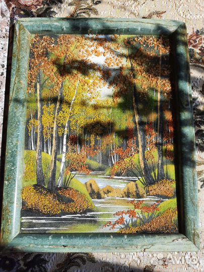 Панно из камня