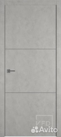 Межкомнатная дверь экошпон VFD urban 2, глухая, An