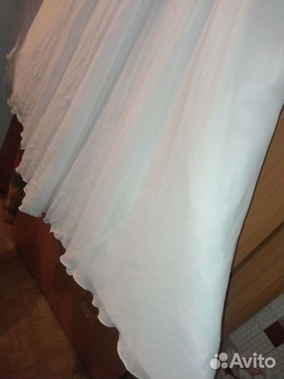Свадебное платье 44 46 бу