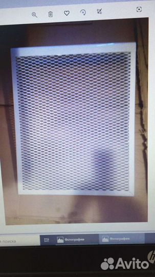 Экран-отражатель на чугунные батареи из 5 секций