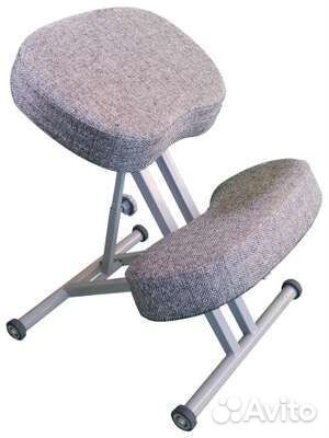 Коленный стул олимп Комфорт серый